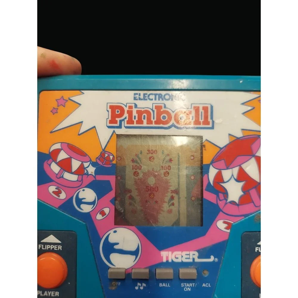 Vintage 1987 Tiger Electronic Hand Held Pin Ball